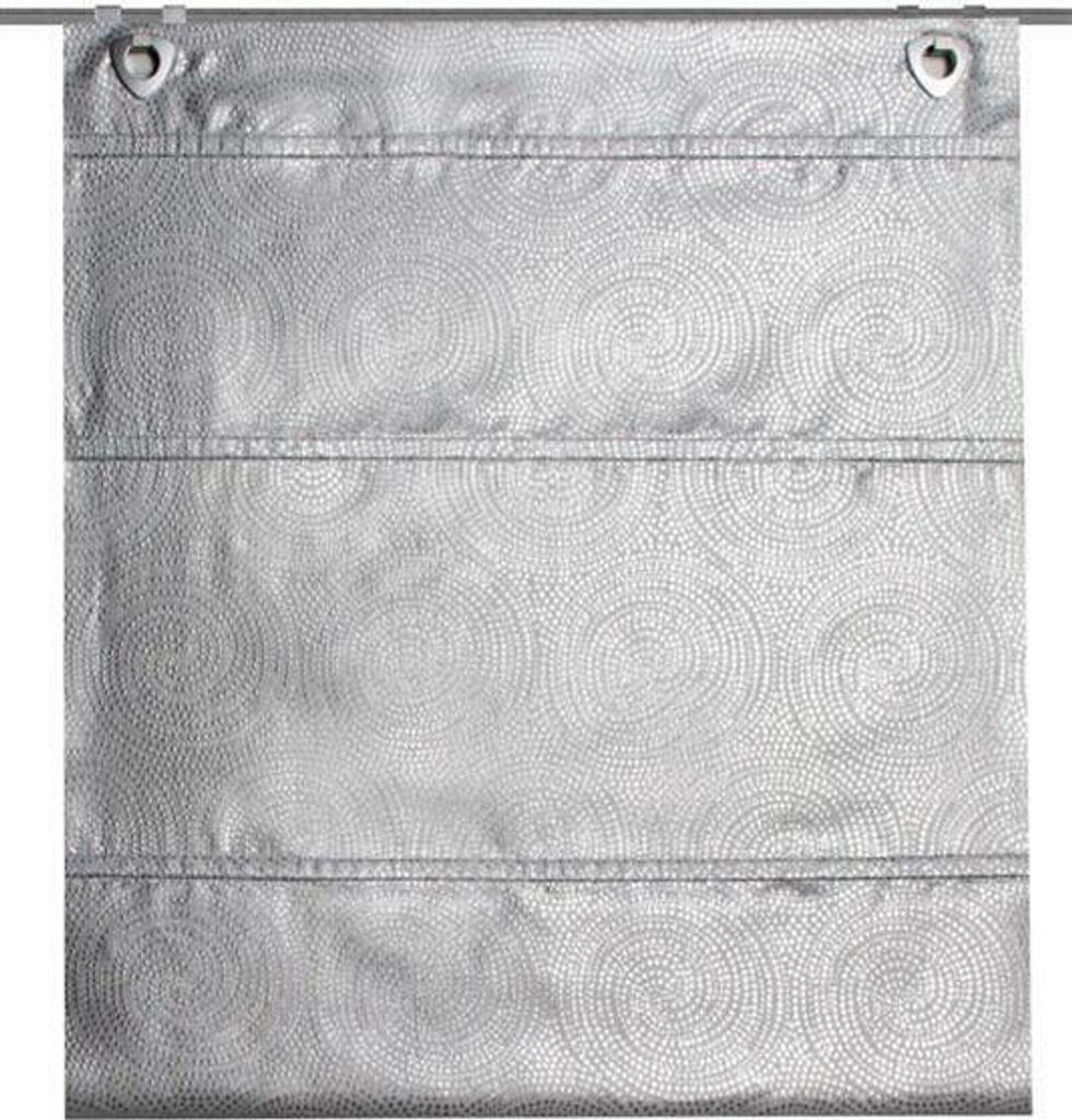 Home Wohnideen Magnetrollo Jacquardgemustert Mit Metallic-Effekt 1 teilig 130 x 45 cm Wollweiss