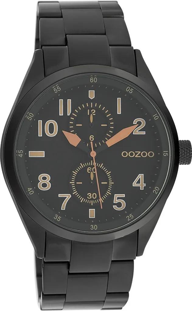 Montre Oozoo Noire en Métal Timepieces Femmes Analogique UOC10635 Chic