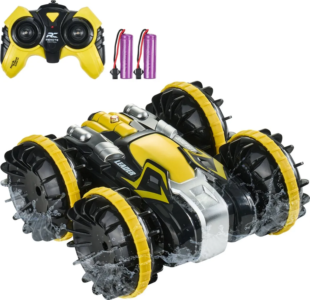 Voiture télécommandée de plage et piscine - RC Amphibie 4WD tout-terrain