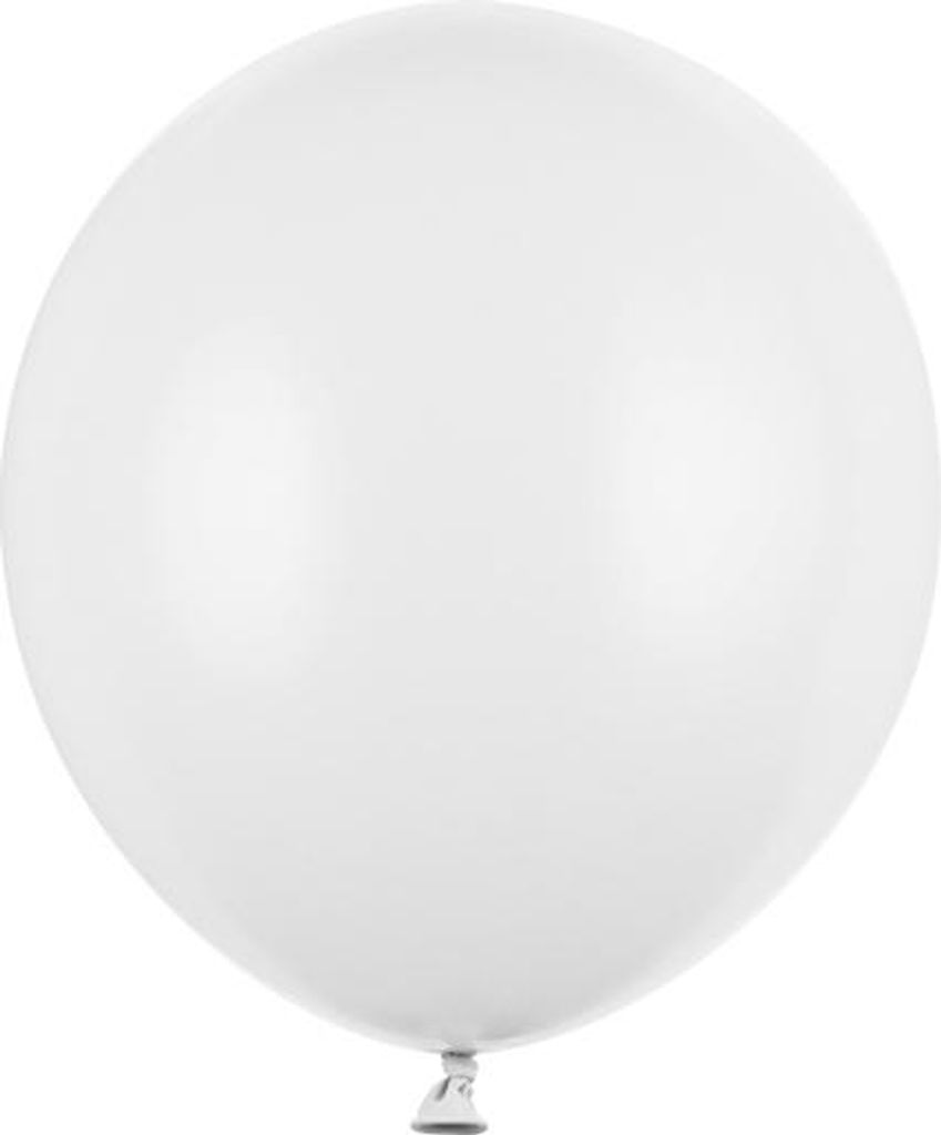 Sterke ballonnen, 43 cm, pastelwit (1 verpakking / 25 Productafbeelding 