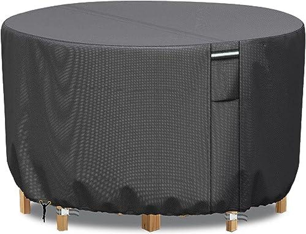 Garden Furniture Covers Waterproof Garden Outdoor Table Cover 300x90cm, Heavy Duty 600D Oxford PVC Breathable Coating for Furniture Sets Patio Tabl...