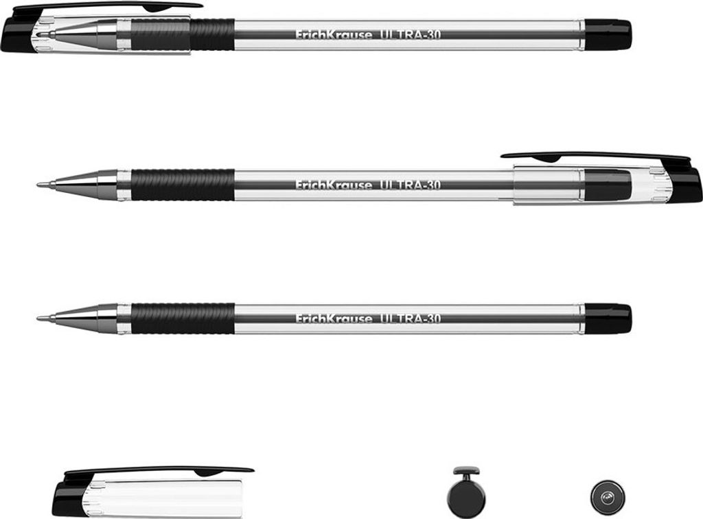 Kugelschreiber Ultra-30 0,26mm mit Gummigriff 12er Pack Produktbild 