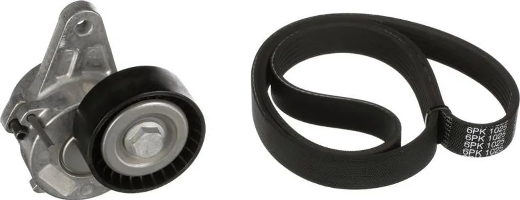 Kit de courroies accessoires crantées K016PK1025 pour Passat et Leon