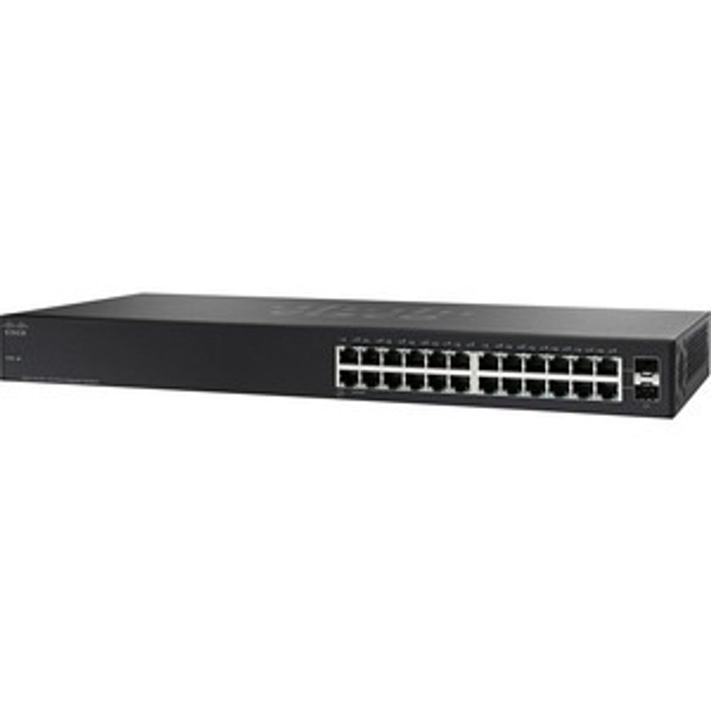 Cisco SG110-24, Unmanaged, L2, Gigabit Ethernet (10/100/1000), Vollduplex, Rack-Einbau