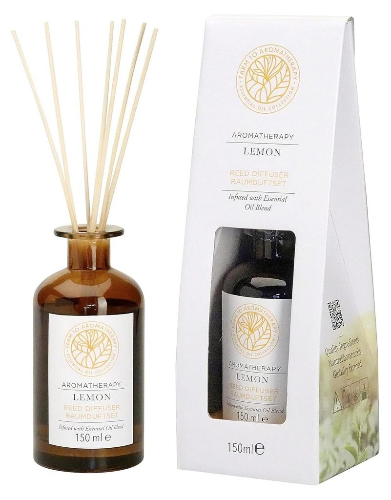 AROMATHERAPY REED DIFFUSER Raumduftset ZITRONE Produktbild 