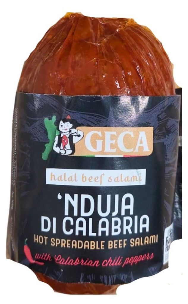 Nduja de bœuf halal, origine Calabre, 200 g, marque Geca Image du produit 