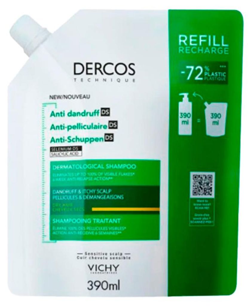DERCOS Nachfü llpackung gegen Schuppen fü r trockenes Haar Produktbild 