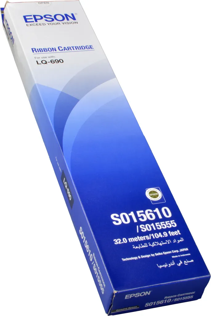 Ruban pour Imprimante Matricielle Epson C13S015610 Noir Intensif