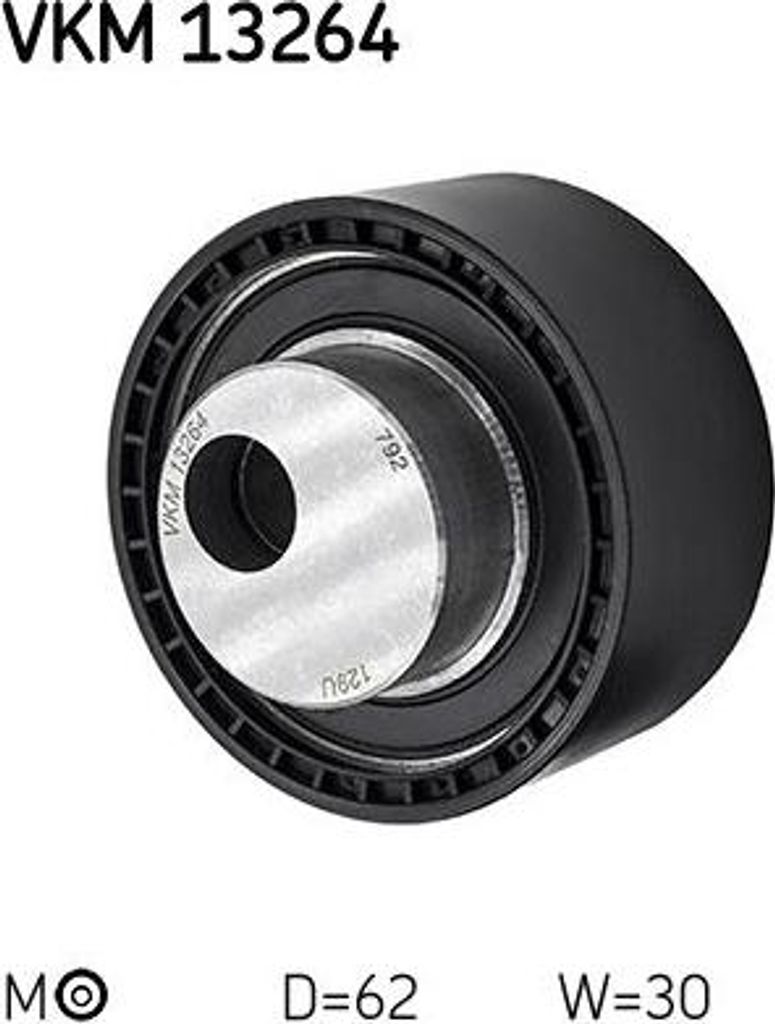 SKF VKM 13264 Spannrolle, Zahnriemen OE 0829C3 kompatibel mit C5, C8, Jumper, Jumpy, Scudo, Ulysse, Phedra, 406, 607, 807, Boxer, Expert