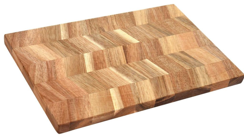 Planche à découper de cuisine, 30 x 20 cm, bois d'acacia Image du produit 