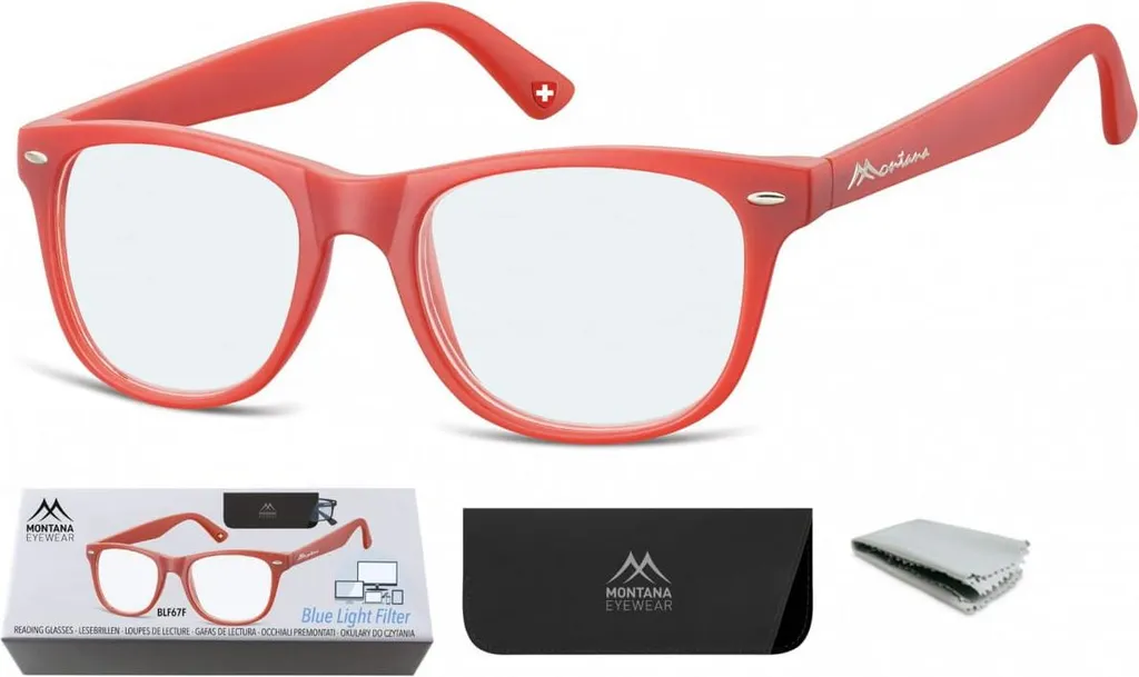 Occhiali Montana BLFBOX73B: Benessere Visivo +1.50 Anti Luce Blu