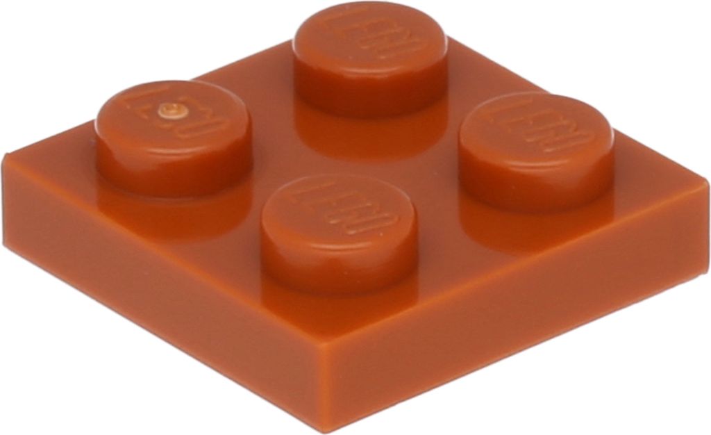 Lego 2x2 Platten 3022 - 1 Stück Dunkles Orange