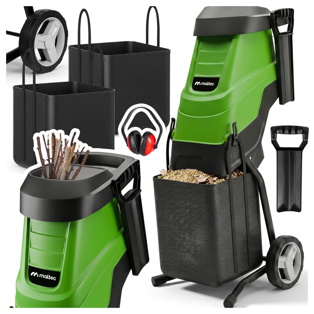 Trituratore da giardino elettrico MalTec da 3500 W, Immagine del prodotto 
