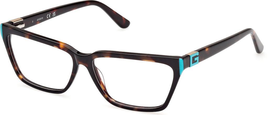 Guess GU50145 052 dark havana 56/13/145 Damen Brillen
