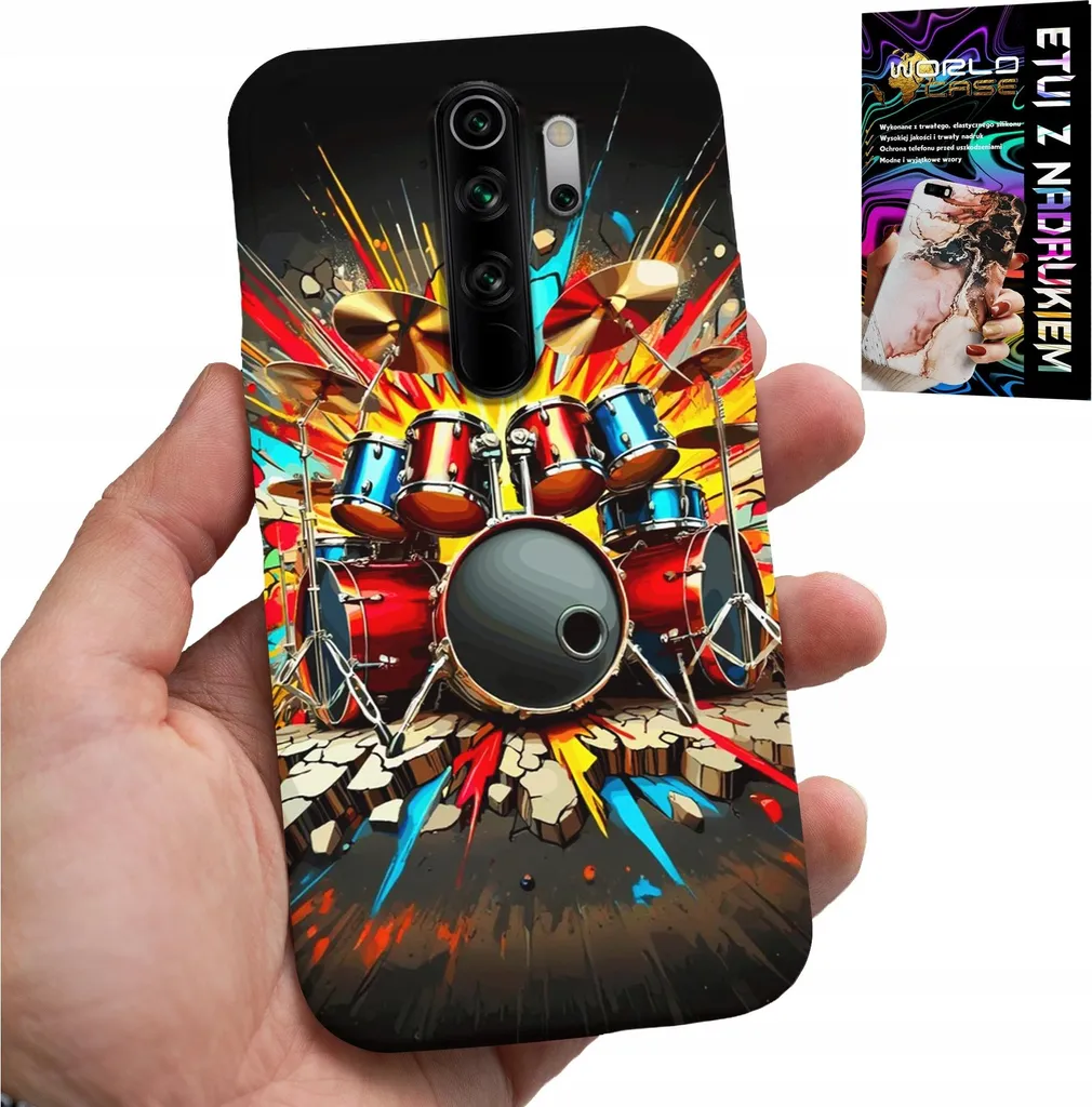 Custodia Xiaomi Note 8 Pro Rock Drum & Roll - Il ritmo in mano