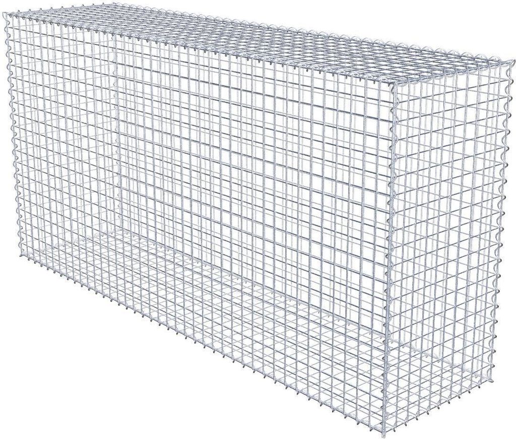 Gabione 200 cm x 100 cm x 50 cm (L x H x T), Maschenweite 5 Produktbild 