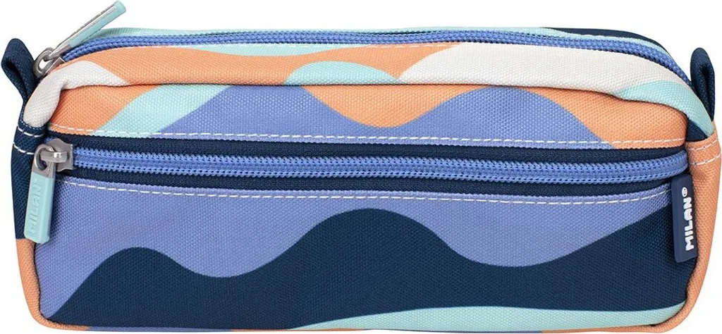 Astuccio Scuola THE FUN Blu - 2 Scomparti per Ragazzi e Studenti