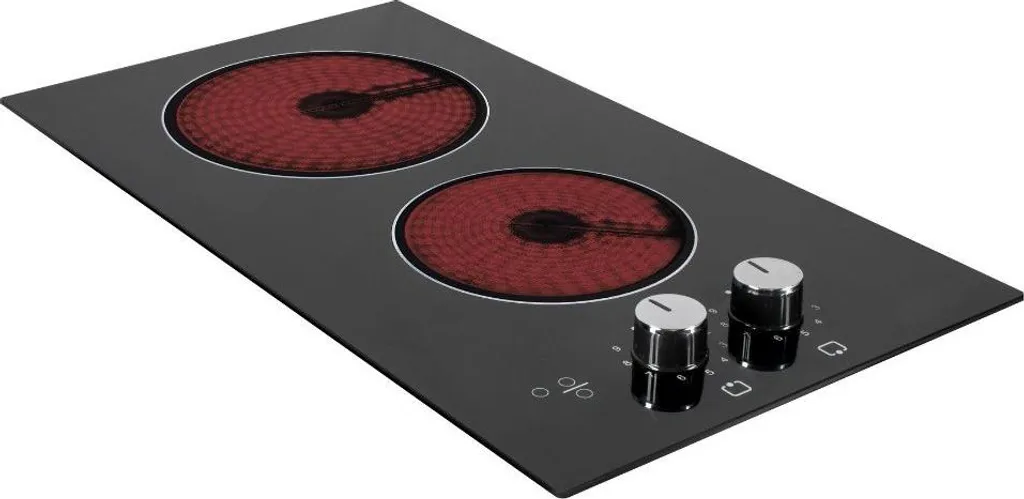 Piano Cottura Vetroceramica Nero Antek Samet 2 Zone | Offerta Online