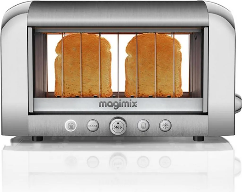 Toaster Vision Magimix 4 Fentes XL 1450W Inox pour Tranches Épaisses