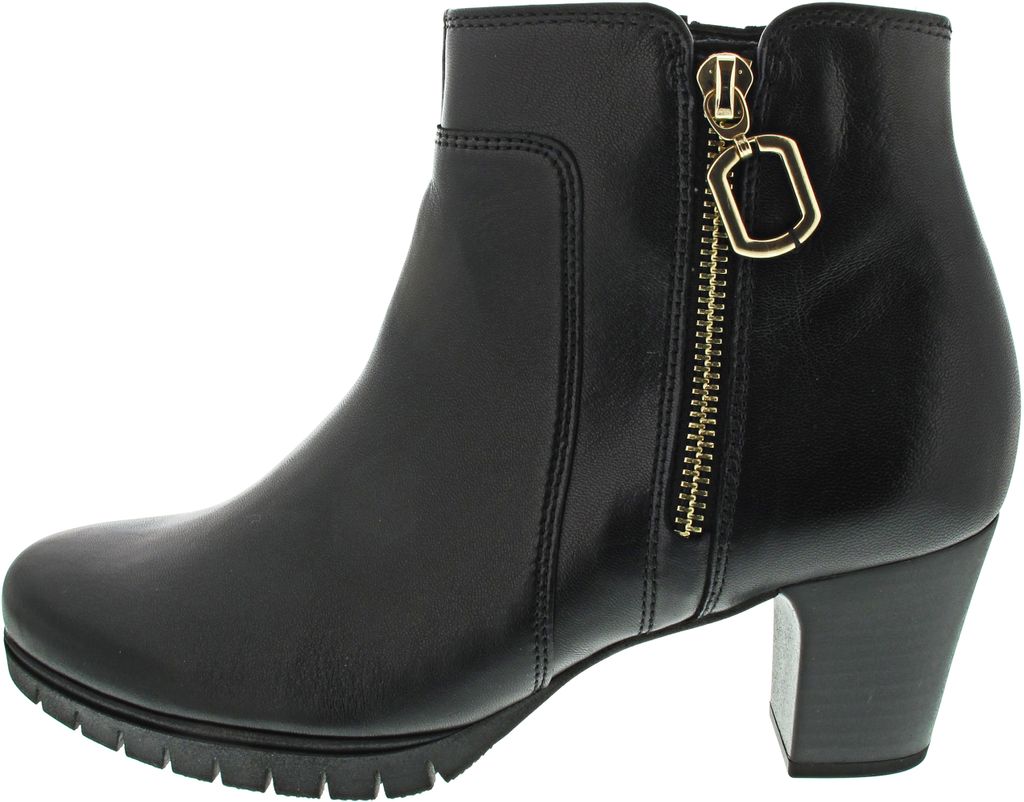 Gabor Damenschuhe Stiefeletten Schwarz Freizeit, Schuhgröße:EUR 37 | UK 4