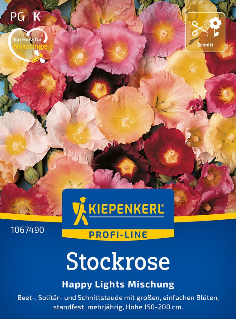 Stockrose Happy Lights Mischung | Stockrosensamen von Kiepenkerl