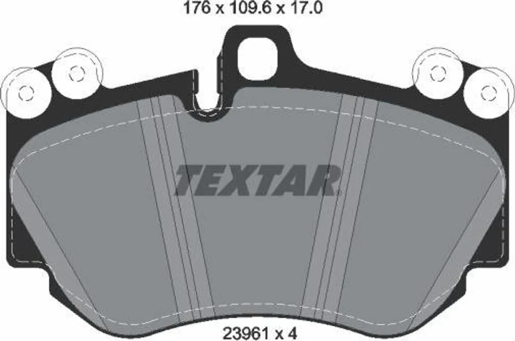 Plaquettes de frein OE 7L5698151 haute endurance pour Porsche et Audi R8