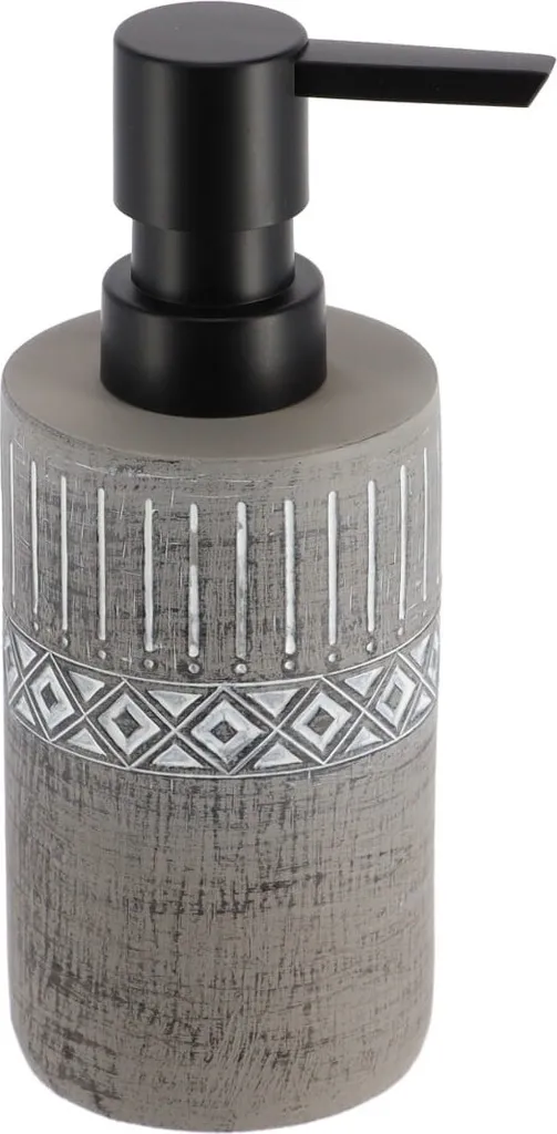 Accessoires salle de bain gris ciment 3 pièces format compact 6 cm - 3