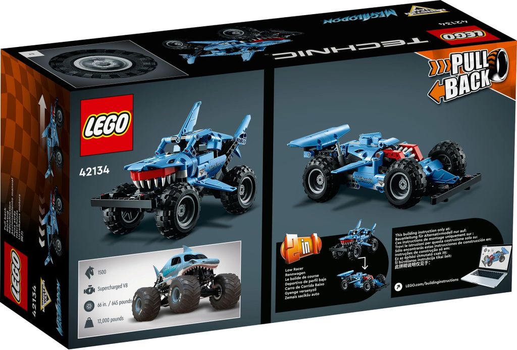 LEGO 42134 Technic Monster Jam Megalodon, Spielzeugauto für Produktbild 10