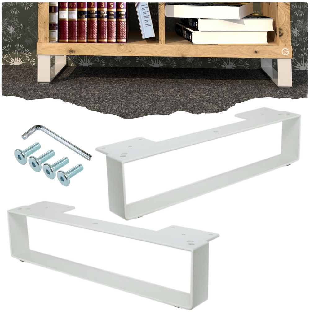 Moderne Möbelbeine zu IKEA Möbeln – Kallax, Besta, Stahl Produktbild 