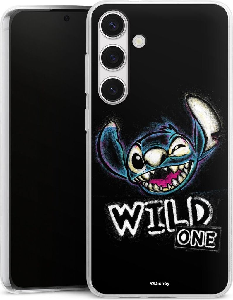 DeinDesign Handyhülle für Samsung Galaxy S24+ Silikon Hülle Case Smartphone Schutzhülle Disney Offizielles Lizenzprodukt Lilo & Stitch