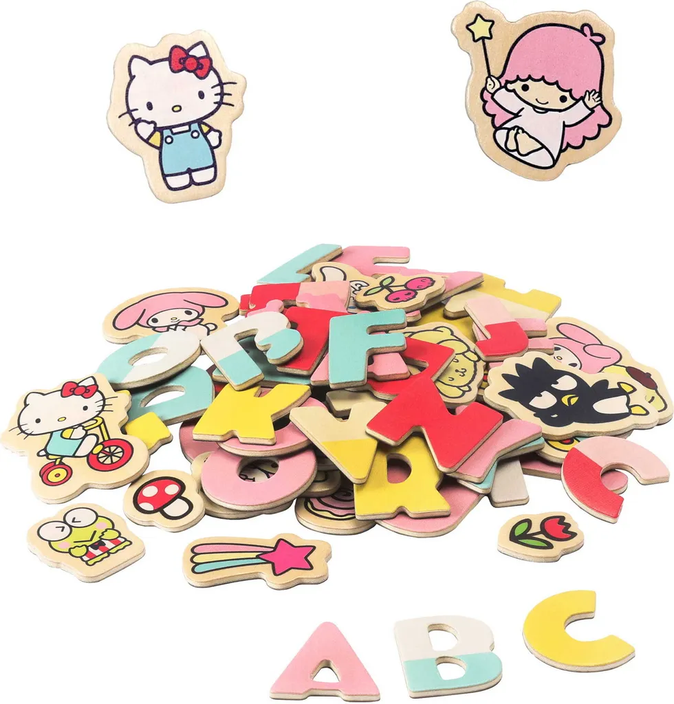 Lettres magnétiques Hello Kitty - Abécédaire aimanté pour tableau blanc