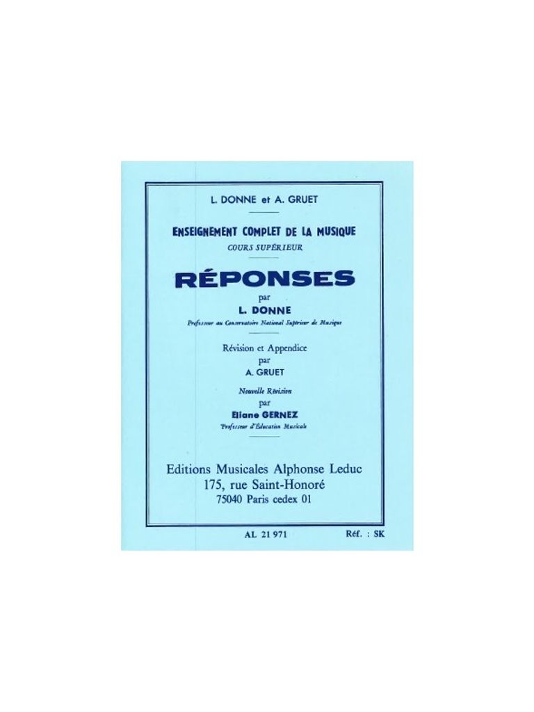Donne Reponses Superieur