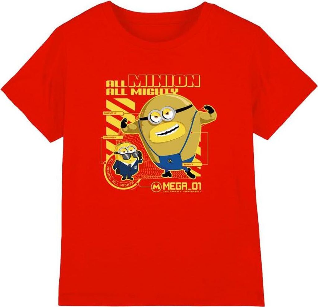 Despicable Me 4 - "Minion" T-Shirt für Kinder TV5239 (128) (Rot)
