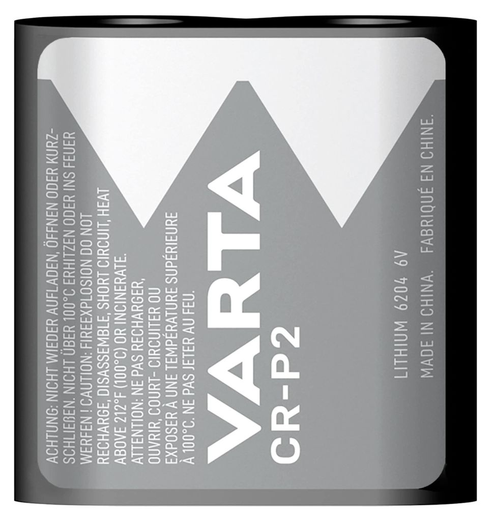 Varta Professional Lithium Foto Lithium Batterij CRP2, 6V Productafbeelding 