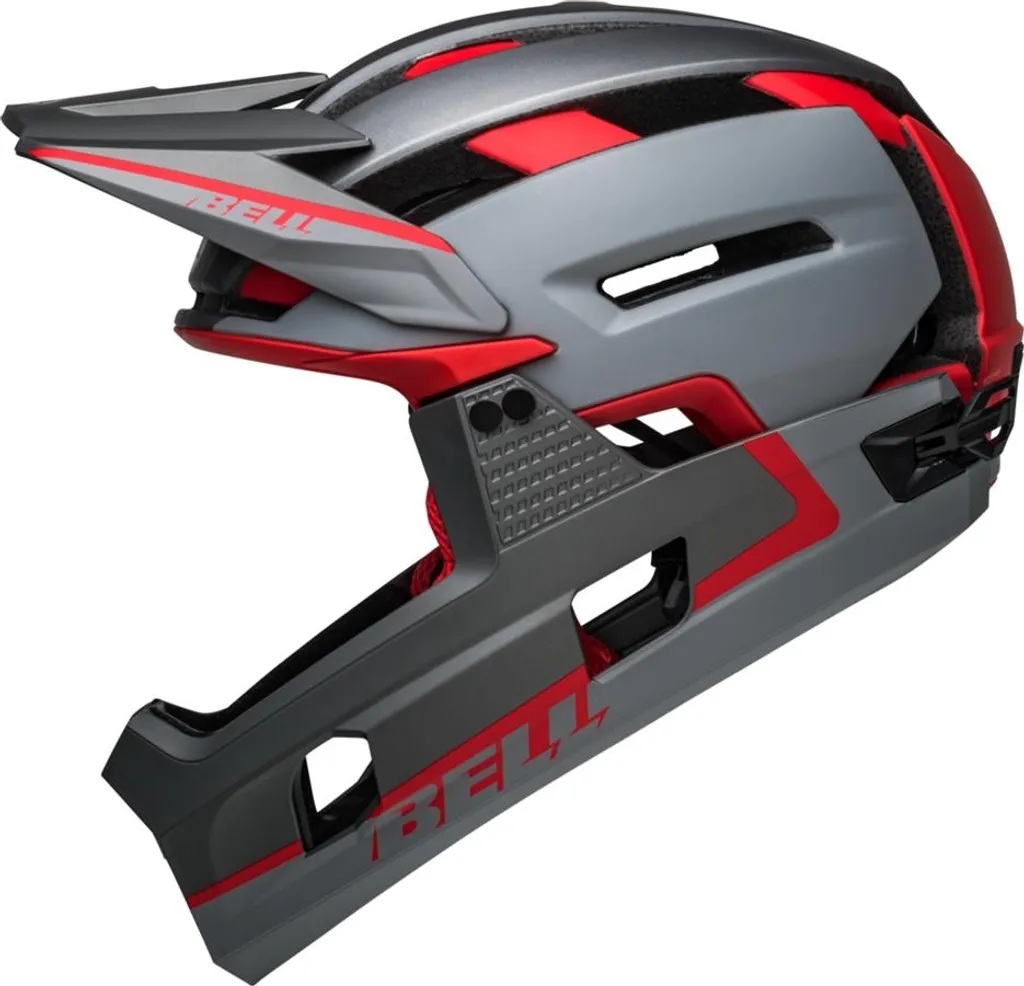 Casque VTT Bell Super Air R Spherical Matte Grey Red Taille S Performance - 8