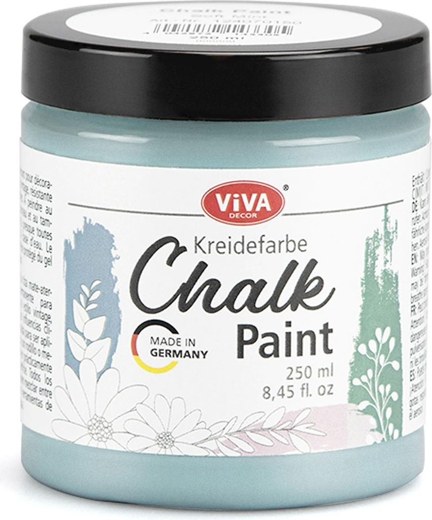 VIVA DECOR - Chalk Paint Kreidefarbe 250 ml - Misty Forest