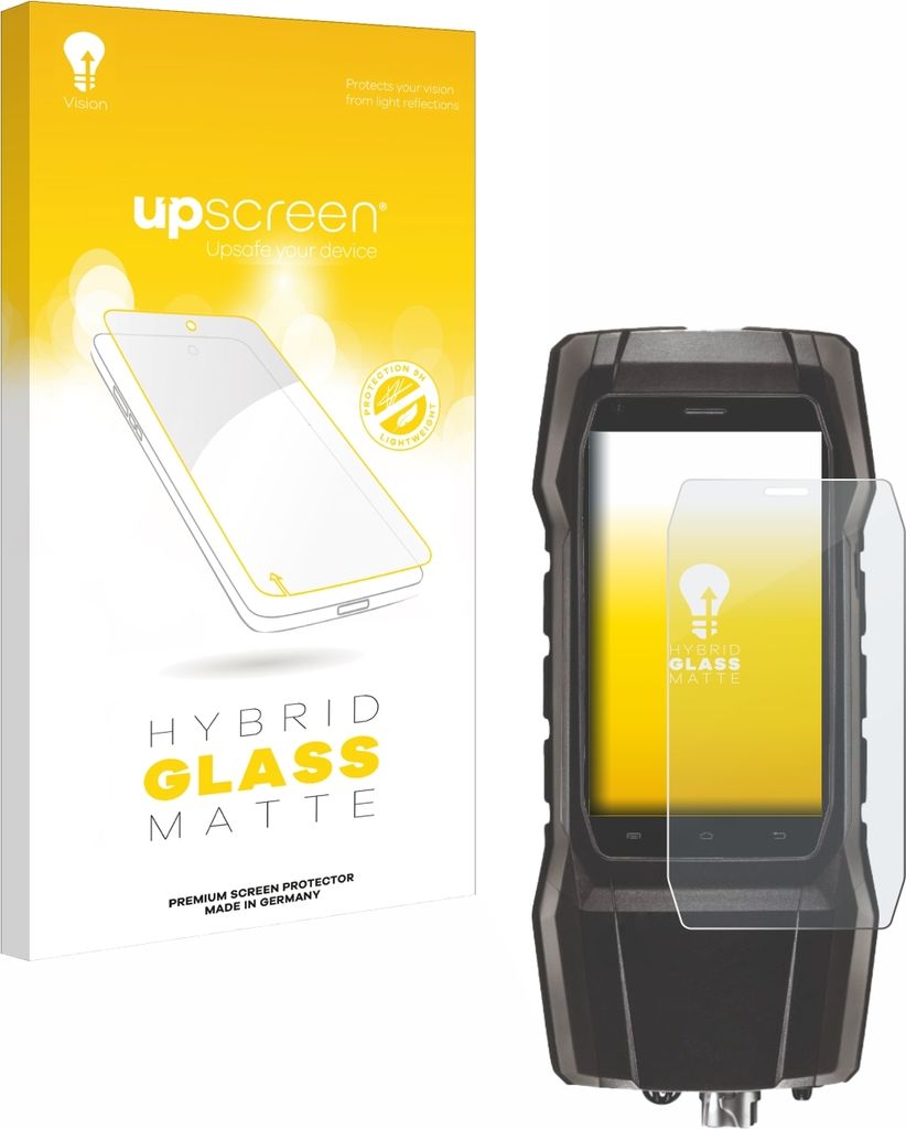upscreen Entspiegelungs Schutzglas für Testo 300 Schutzfolie Panzer Folie Glas Display Schutz matt