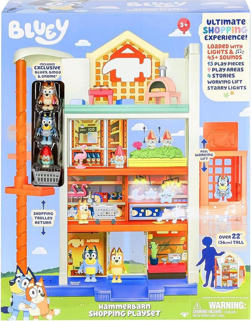 Bluey: Set da gioco centro commerciale con accessori Immagine del prodotto 