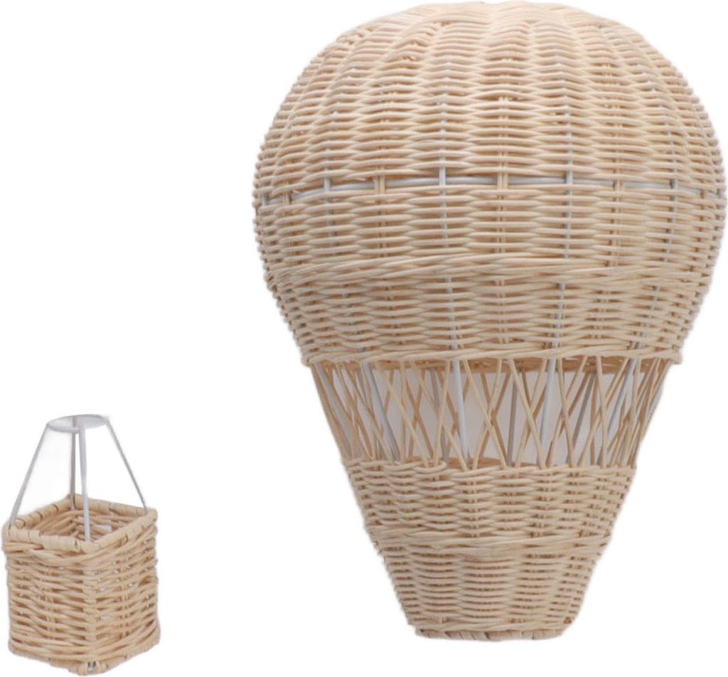 Geflochtener Heißluftballon,Geflochtener Rattan-Heißluftballon,Geflochtener Heißluftballon,Geflochtener Heißluftballon-Dekor,Handgeflochtene Ra...