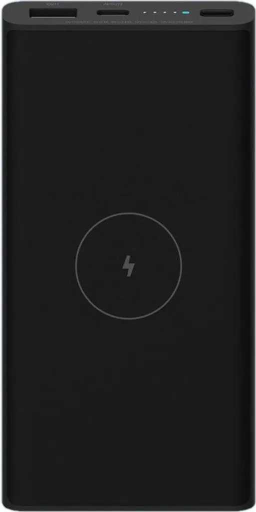 Xiaomi WPB15PDZM Batterie Externe 5600 mAh avec Charge Sans Fil Noire
