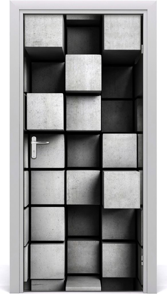 Tulup Türaufkleber 95x205 cm Dekorative Aufkleber Selbstklebend Wasserdichte Tapete Abnehmbar Schlafzimmer Wohnzimmer Wohnkultur - abstrakte Wand