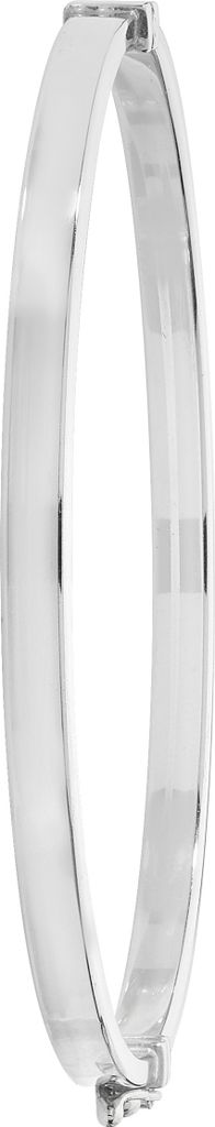 Klassischer 925 Sterling Silber Damen - Klappbar Armreif - 4mm, 7 Gramm; TRS21880