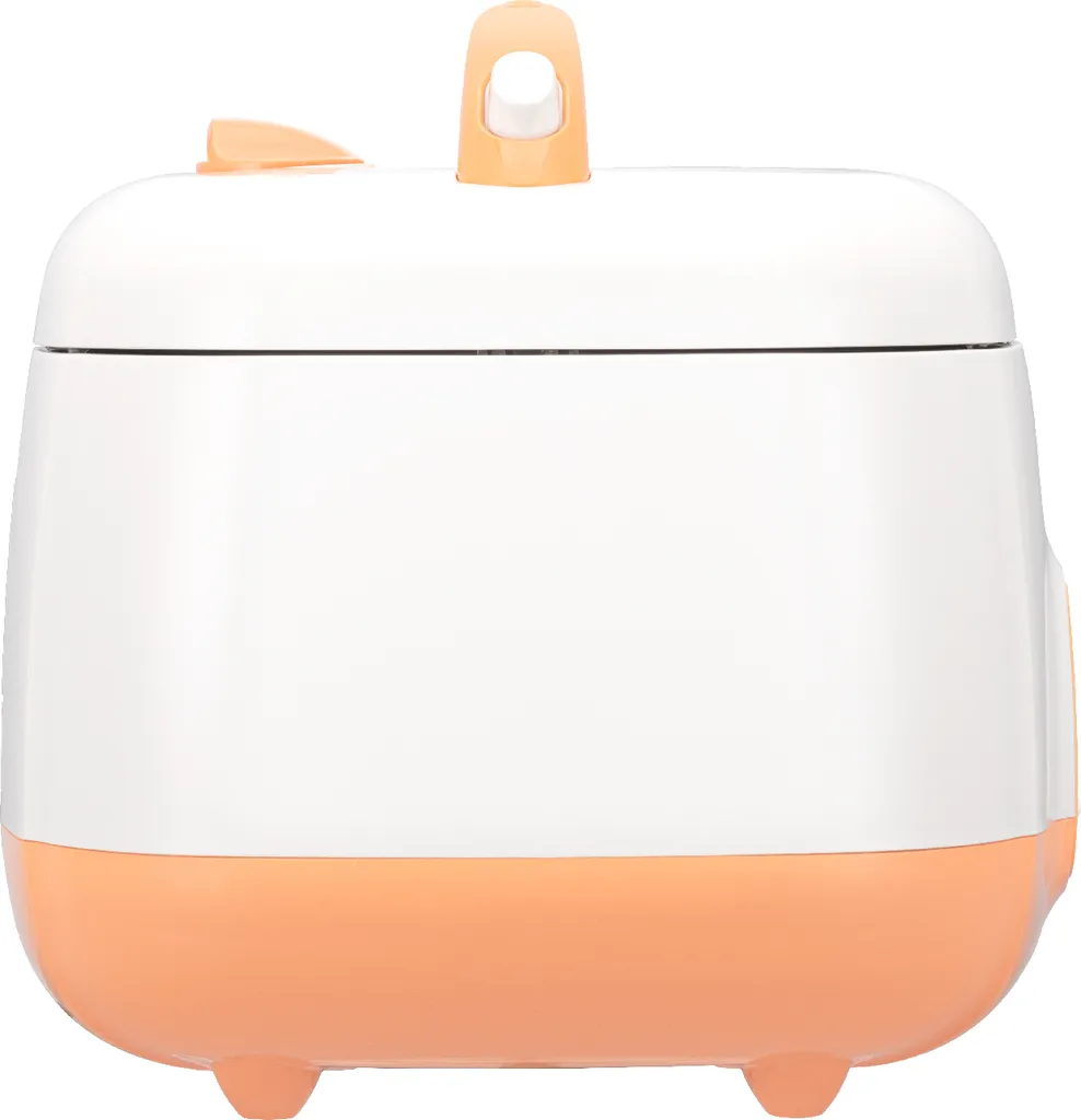 Cuiseur à riz électrique compact Cuckoo CR-0331 de 0,54L blanc et orange - 4