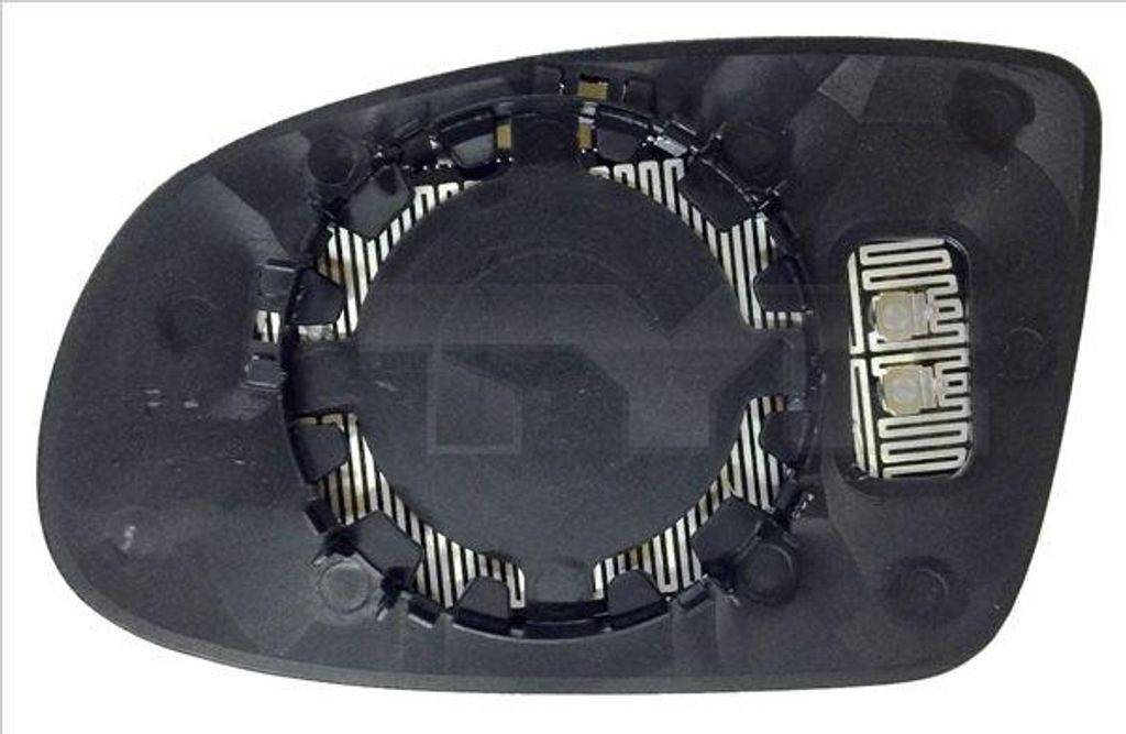 TYC 325-0163-1 Spiegelglas, Außenspiegel OE 90493862 kompatibel mit Omega