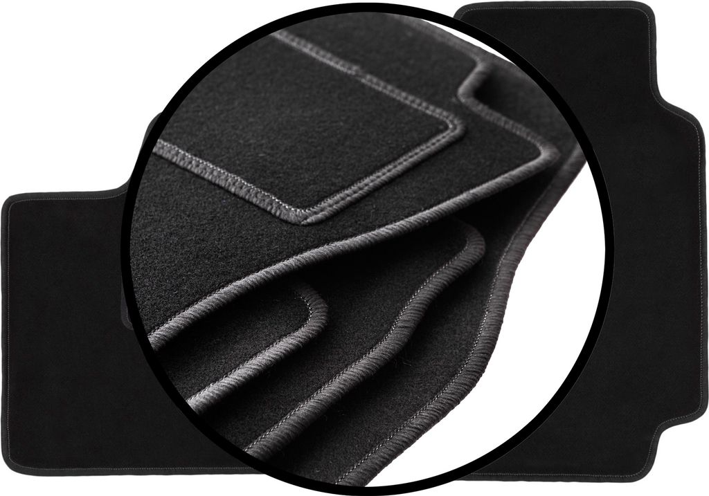 Komplettset Veloursmatten für: Smart ForTwo I Schrägheck (1998-2007)