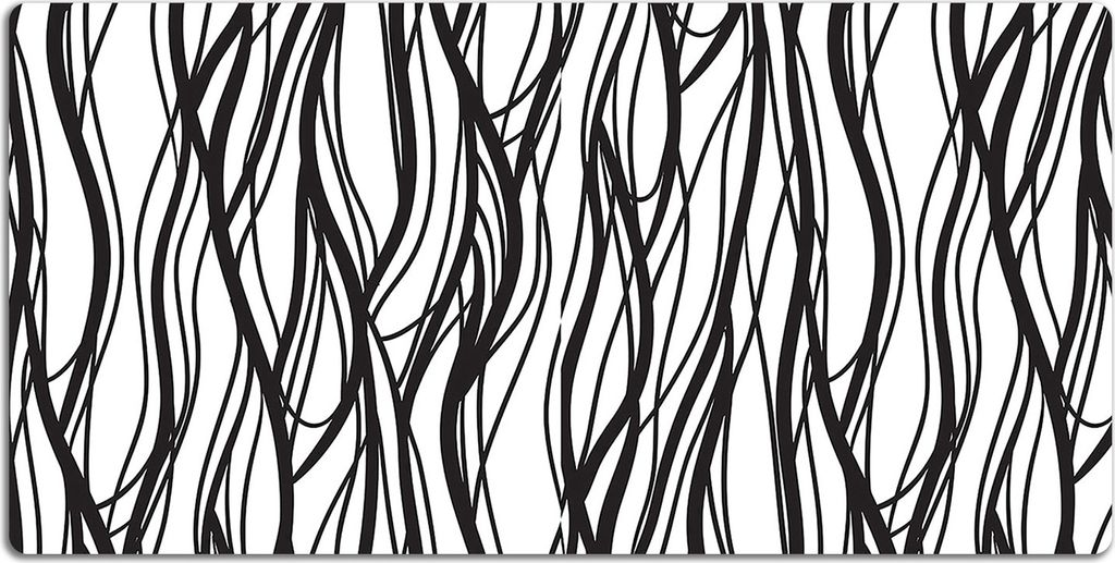 Schreibtischmatte Tischunterlage 120x60 cm Mauspad - Wellige Linien