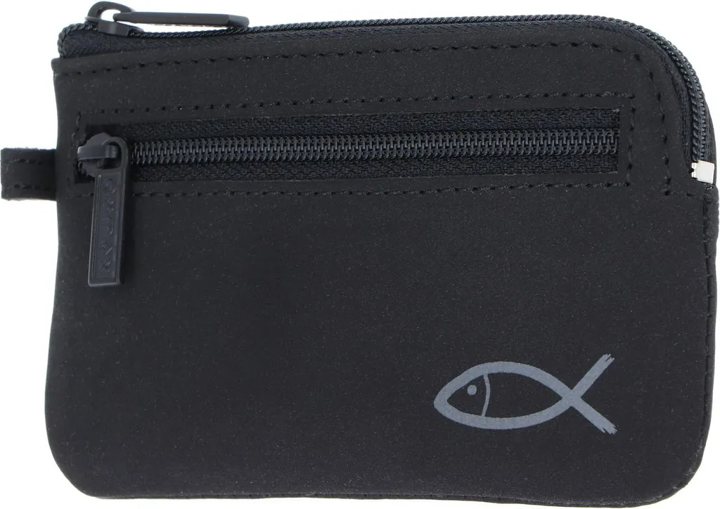 Oxmox New Cryptan Keyholder Freedom Fish - Accessorio Design Nero