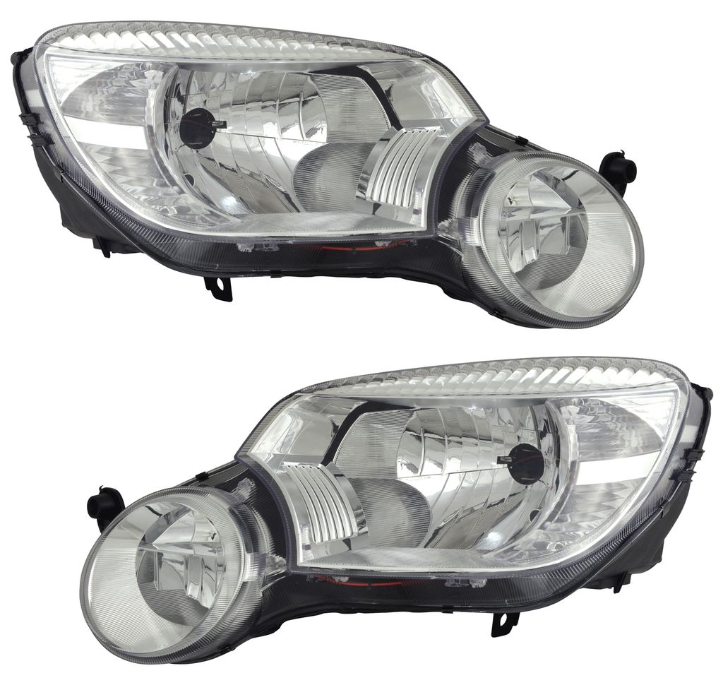 TYC Scheinwerfer Set für Skoda Yeti 5L H4 / H7 / P13W 5/2009-12/2013 Motor NEBLE