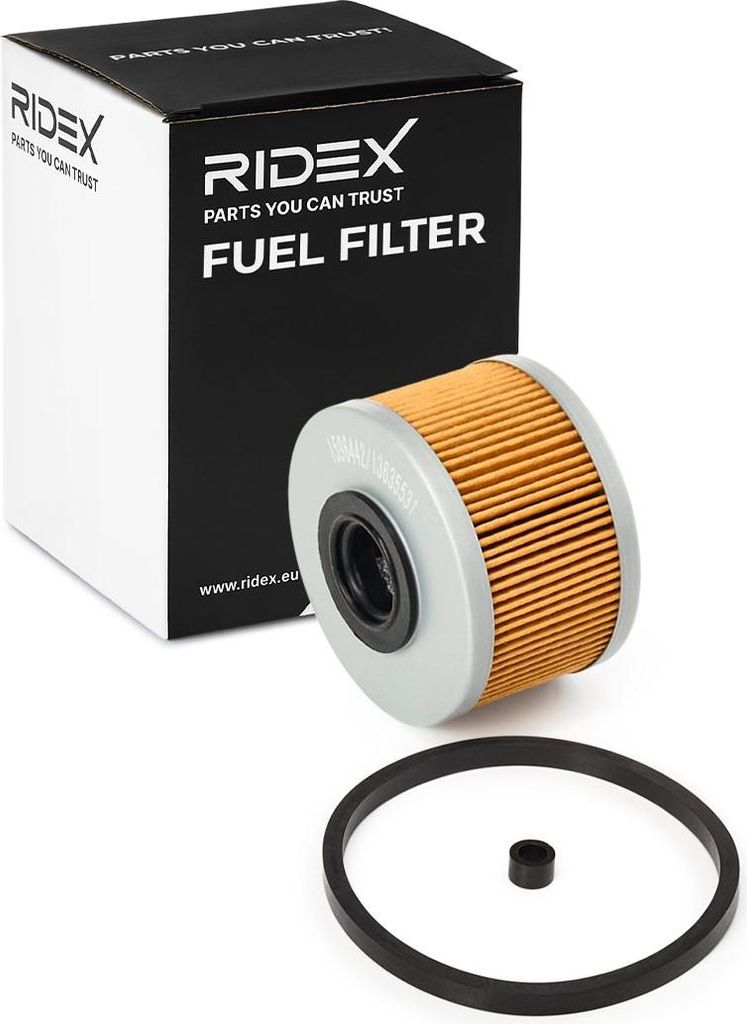Kraftstofffilter RIDEX 9F0114 für RENAULT CLIO II (BB0/1/2, Produktbild 