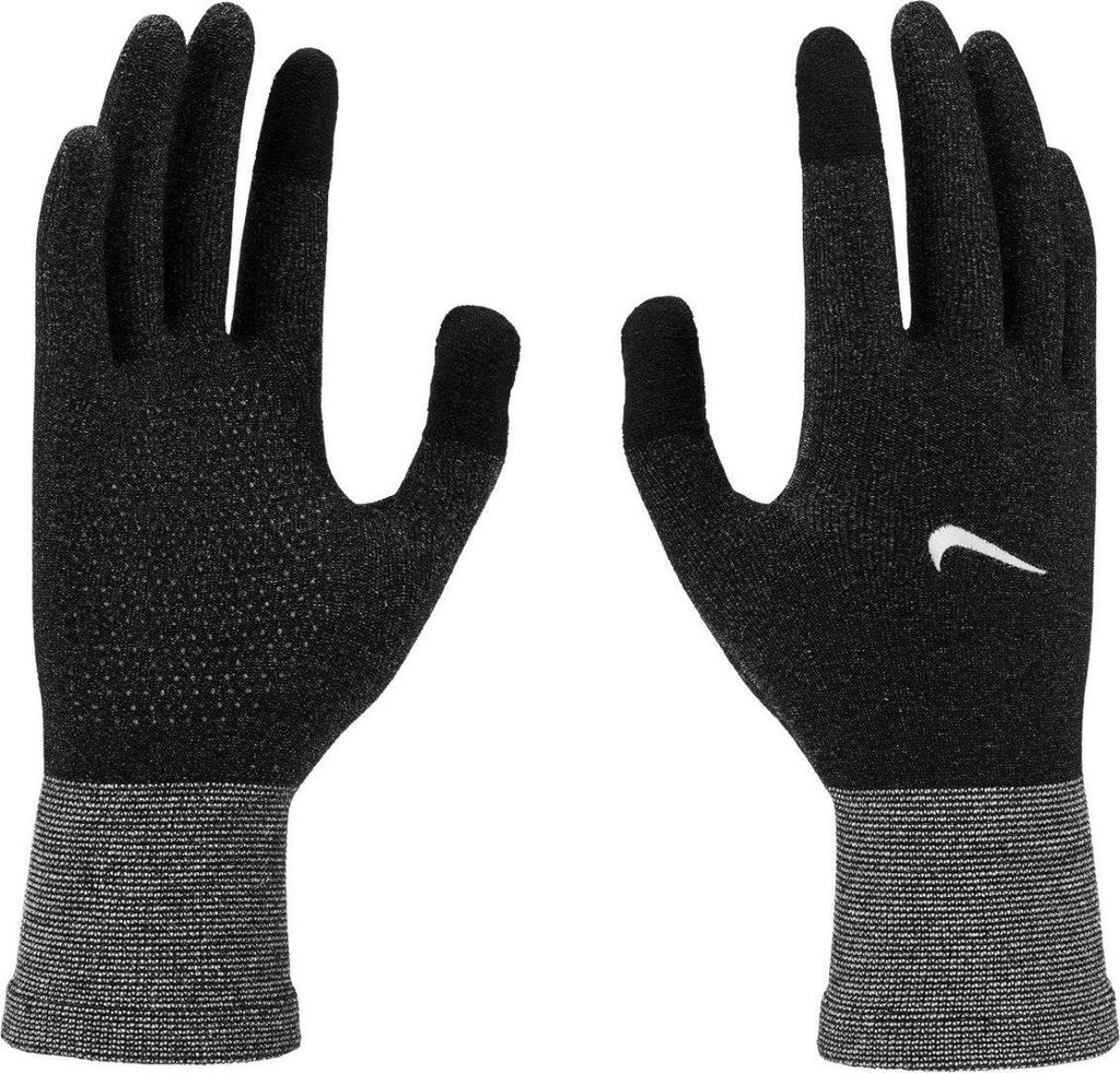 Nike - Handschuhe für Herren, Jerseyware, Laufen, Leicht CS2634 (S) (Schwarz)
